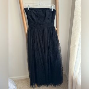 Like New Adam Lippes Black Scrapples Lace Tullie Maxi Gown Size 4